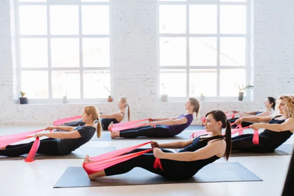 group mat class Complete Pilates