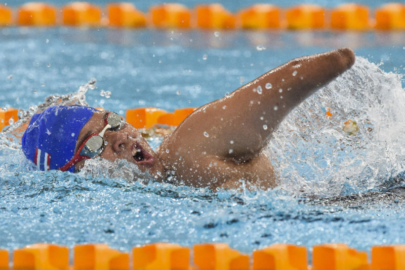 Movement integration - Disabled Athlete swimmer