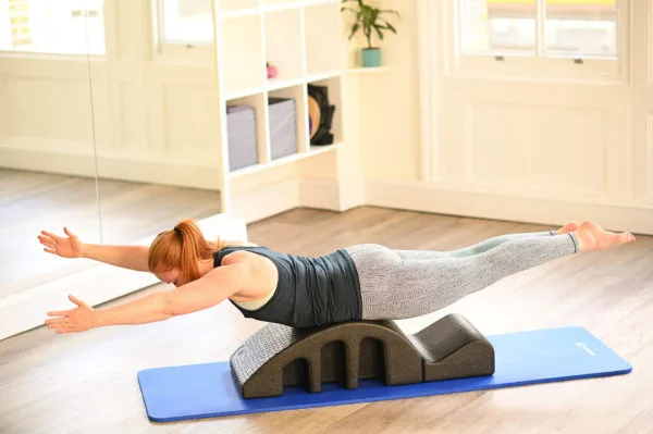 Pilates swimming exercise