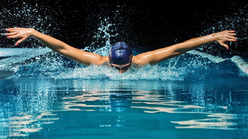 swimmer doing Butterfly Complete Pilates